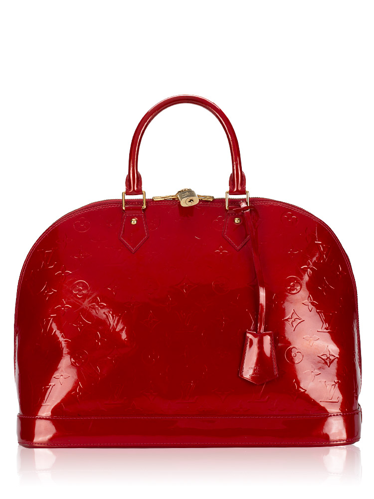 Monogram Vernis Alma GM Cerise