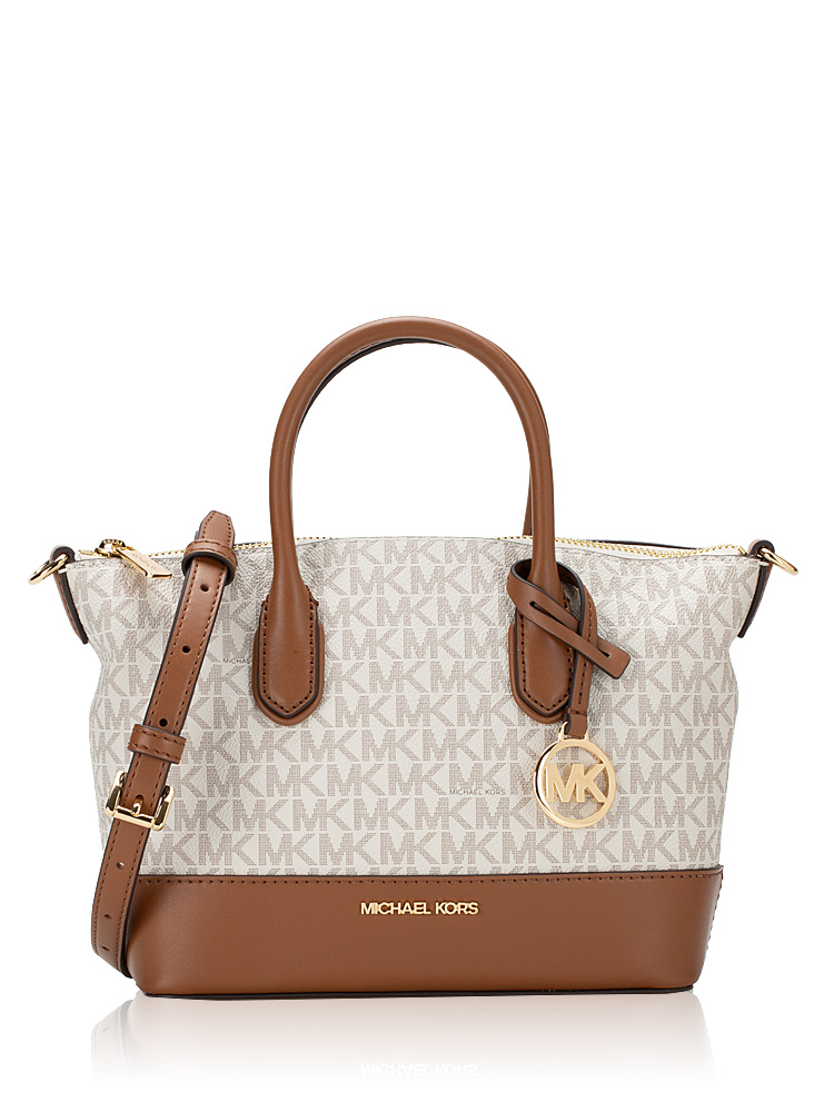 Signature Hyde Small Satchel Vanilla