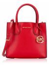 Mercer Medium Messenger Bright Red