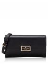 Reegan Smooth Leather Crossbody Black