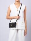 Reegan Smooth Leather Crossbody Black