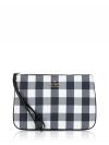 Chelsea Gingham Medium Wrist Pouch Black Multi