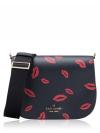 Madison Lip Toss Saddle Bag Black Multi