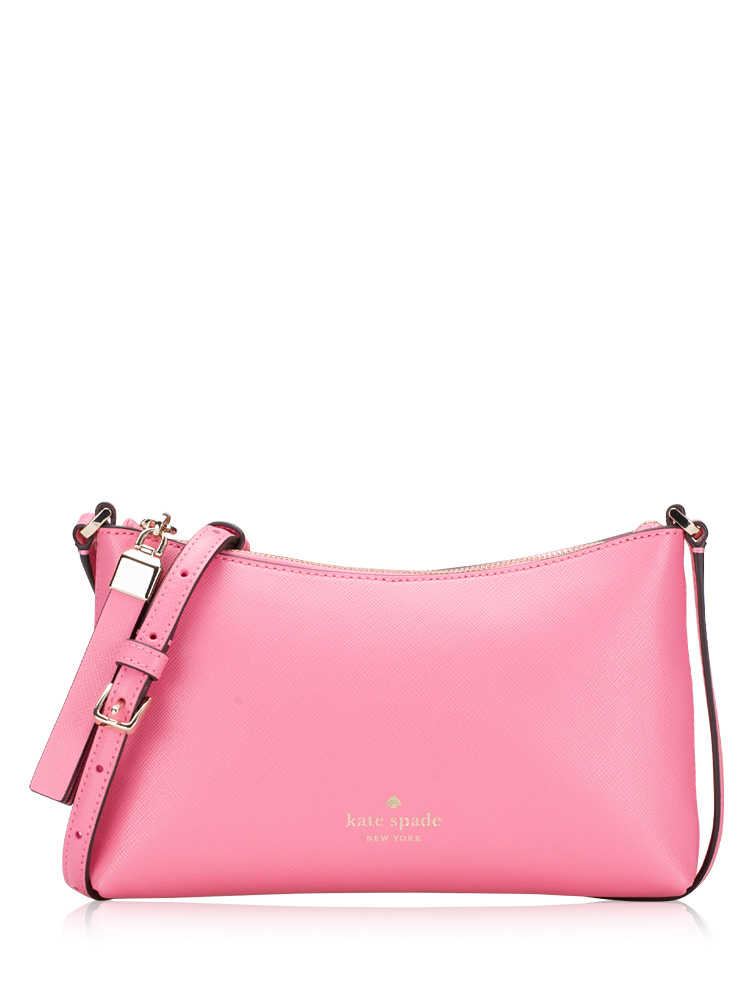 Sadie Saffiano Crossbody Blossom Pink
