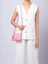 Sadie Saffiano Crossbody Blossom Pink