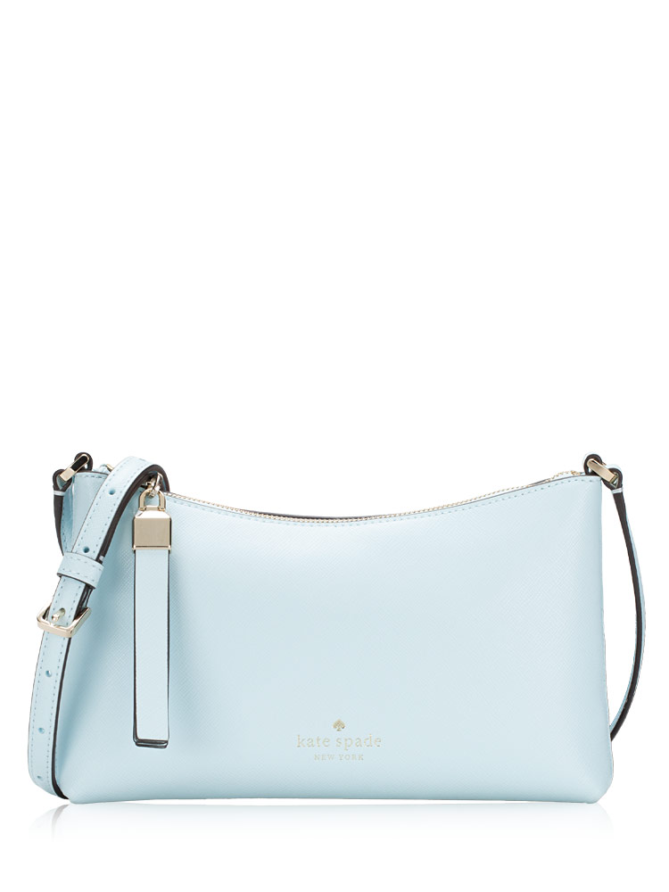 Sadie Saffiano Crossbody Crisp sky