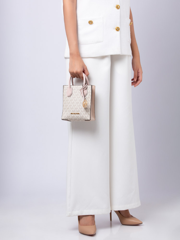 Mercer Signature XS NS Shopper Crossbody Powder Blush Multi