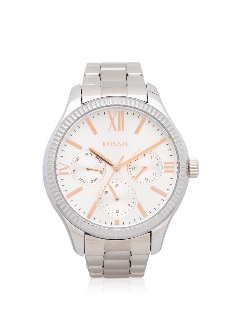 BQ3690 Rye Multifunction Stainless Watch Silver