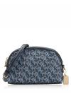 CF343 Monogram Madi Crossbody Navy Gold