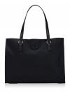Ella Small Nylon Tote Black