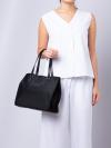 Ella Small Nylon Tote Black