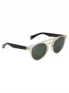 Fos 2089 Foxbriar Round Sunglasses Crystal Beige Green