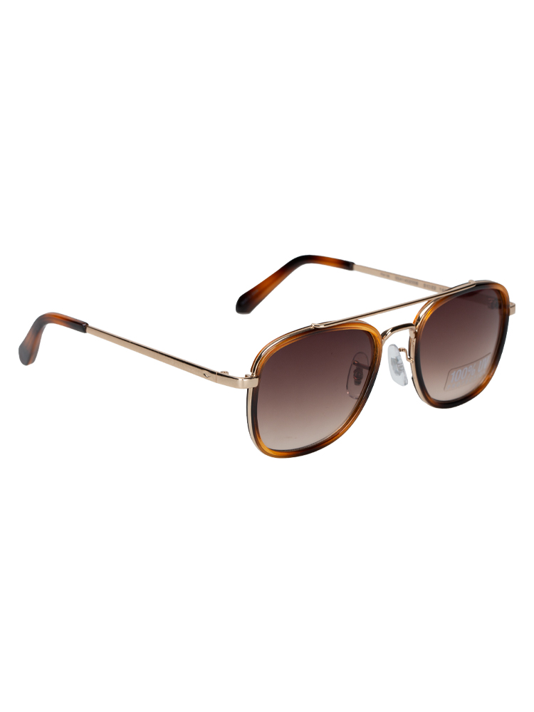 FM136 Gradient Sunglasses Gold Havana