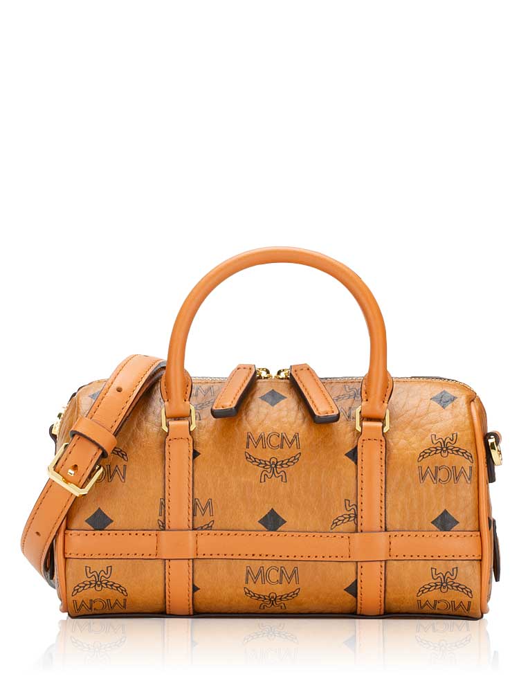 Visetos Aren Mini Boston Bag Cognac