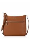 Leila Pebbled Leather Swingpack Crossbody Warm Ginger