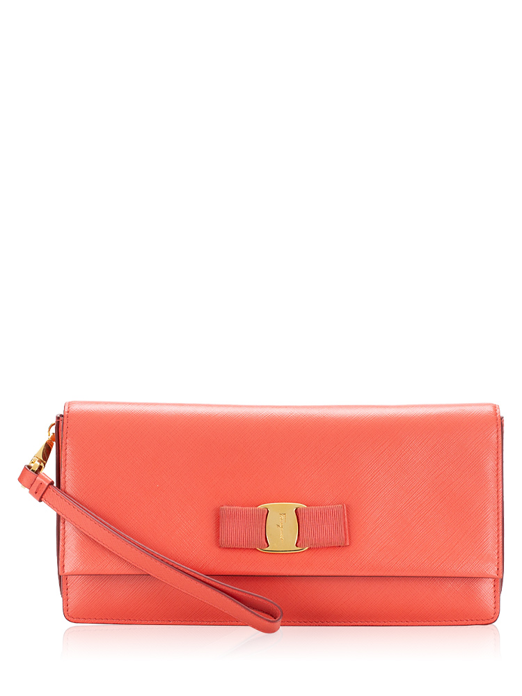 Calfskin Camy Clutch Pink