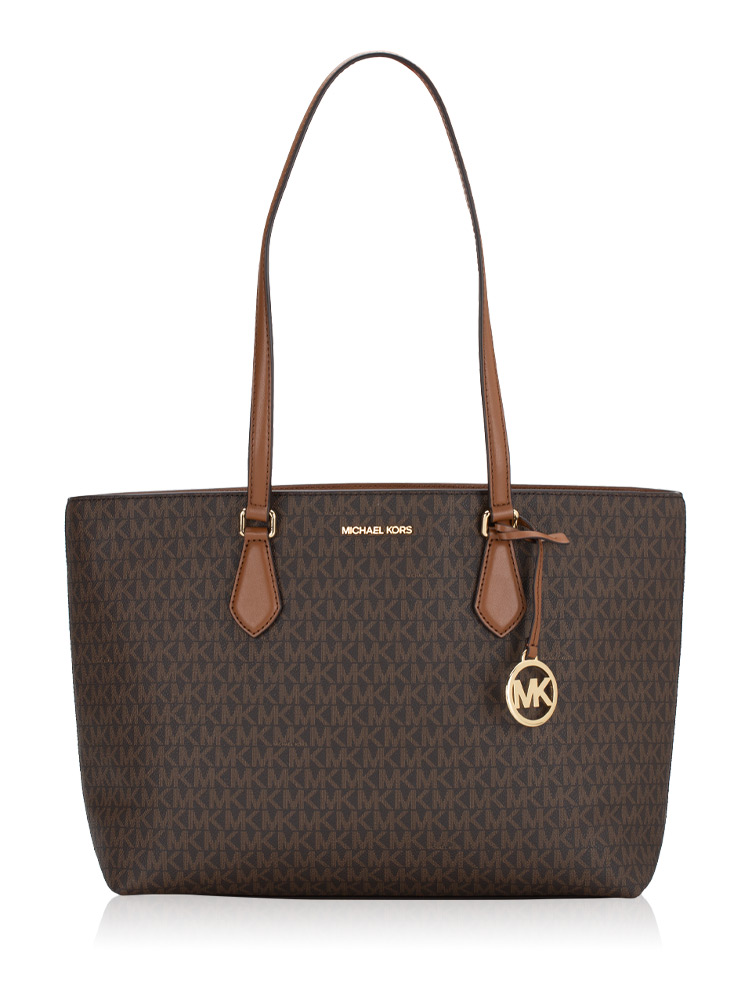 Signature Sheila Large Multifunction Tote Brown