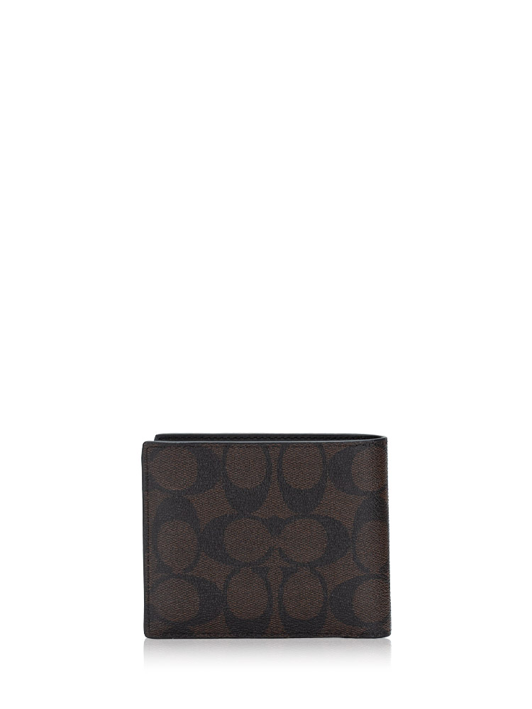 Men CR960 Siganture Blocked 3 In 1 Wallet Mahogany Multi