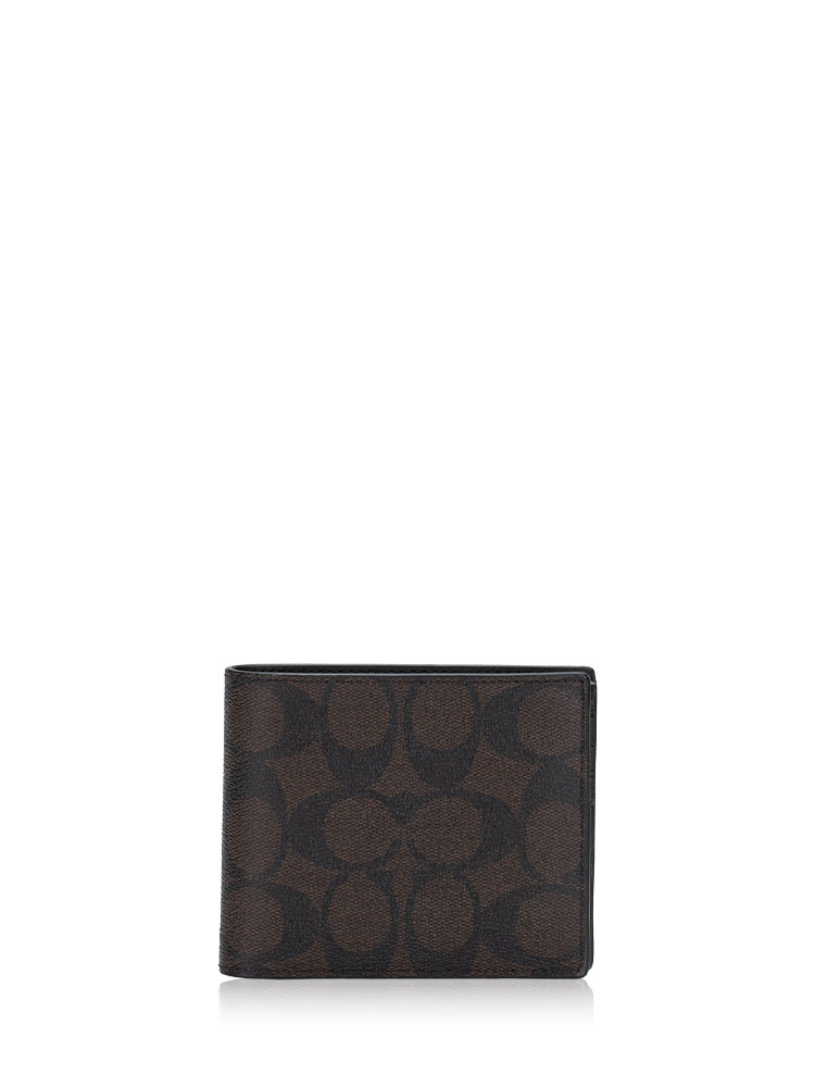 Men CR960 Siganture Blocked 3 In 1 Wallet Mahogany Multi