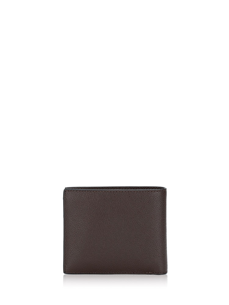 Men CR911 Calf Leather 3 in 1 Wallet Mahogany