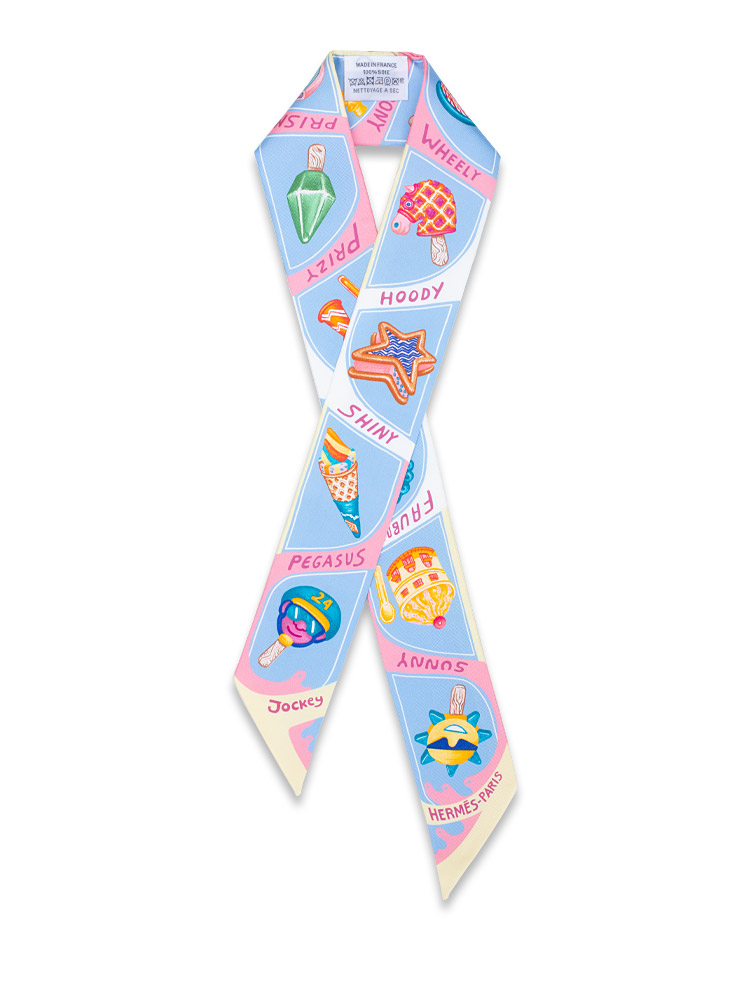 Funny Ice Cream Twilly Bleu Ciel Rose Bonbon Jaune