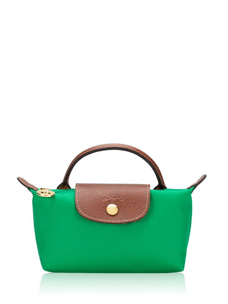 Le Pliage Original Pouch With Handle Vert