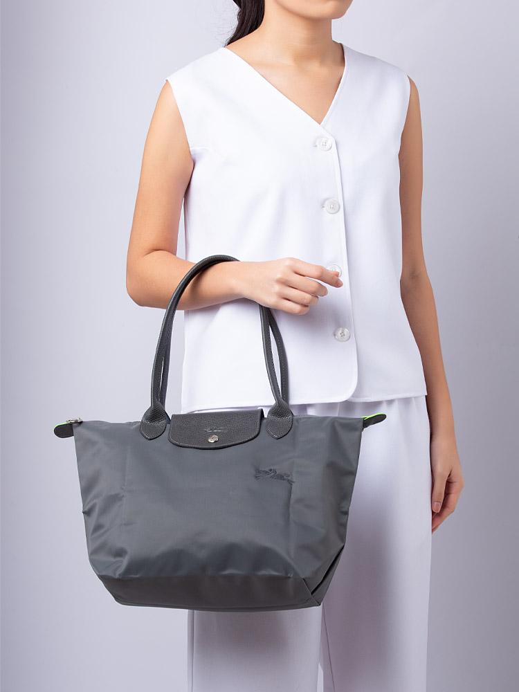 Le Pliage Green Medium LH Graphite