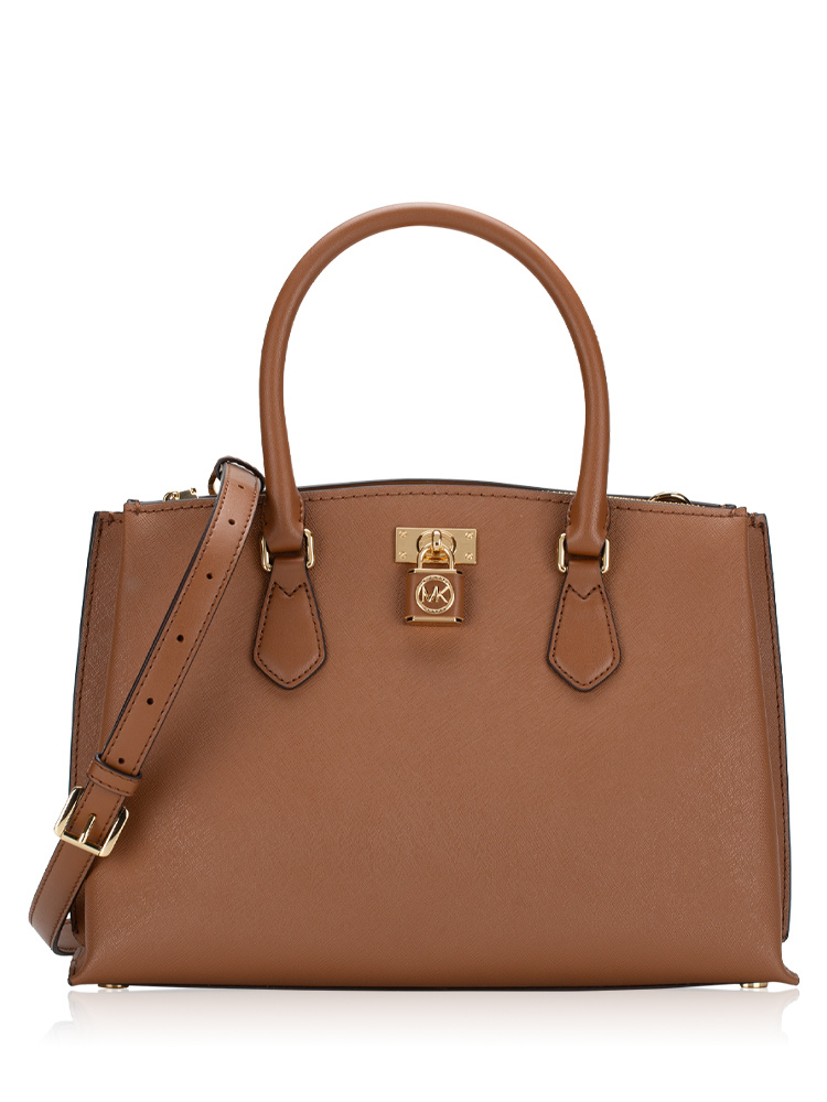 Ruby Medium Saffiano Leather Satchel Bag Luggage