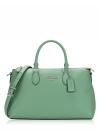 CR156 Georgia Leather Satchel Soft Green