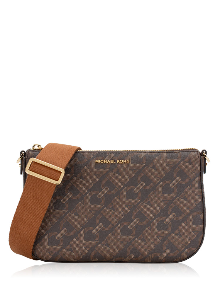Signature Parker Large Empire 2 in 1 Crossbody Bag Brown Luggage