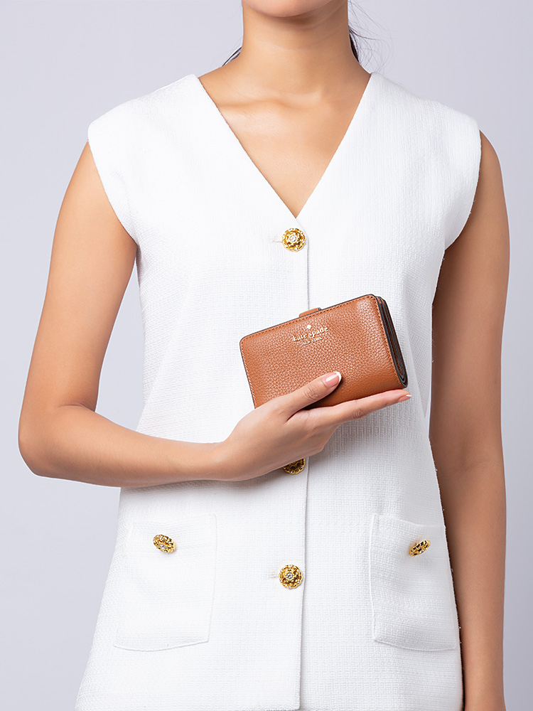 Leila Medium Bifold Wallet Warm Gingerbread