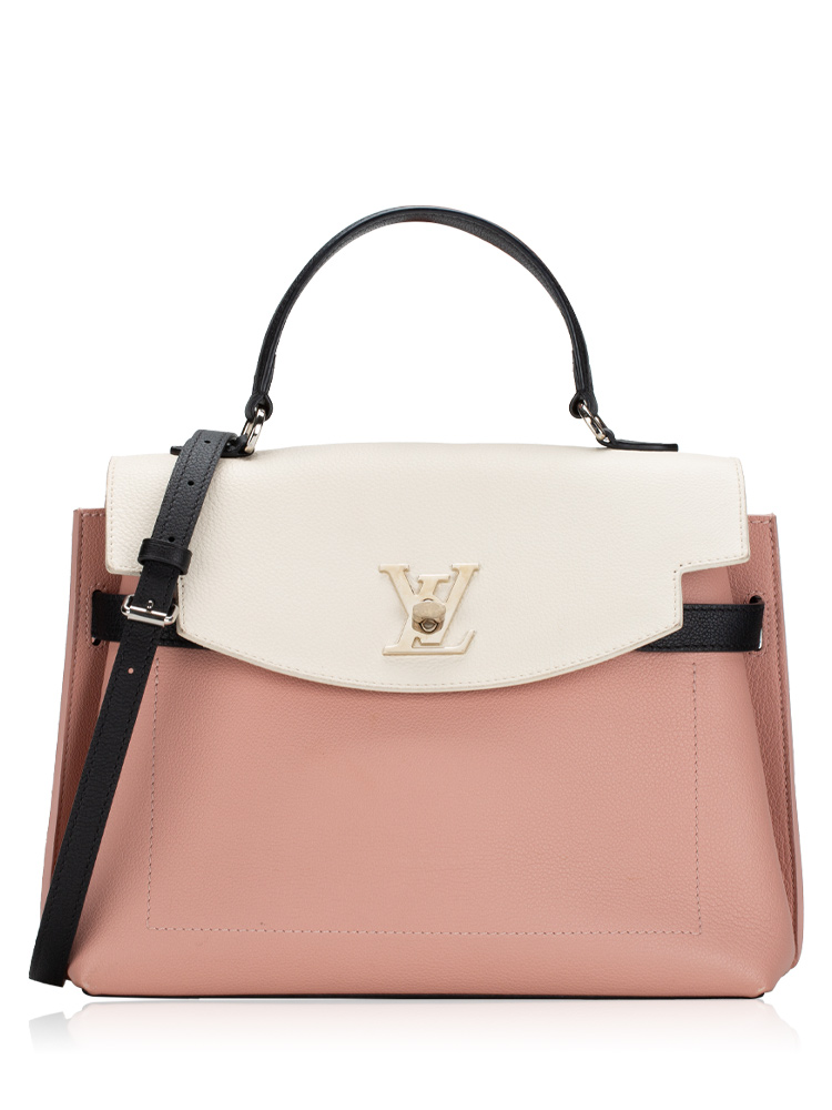 Soft Calfskin Lockme Ever Rose White