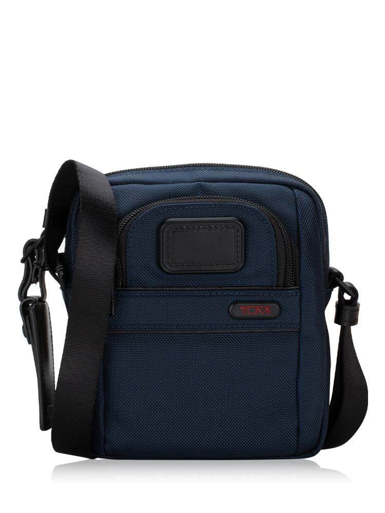 Alpha Nylon Small Crossbody Navy