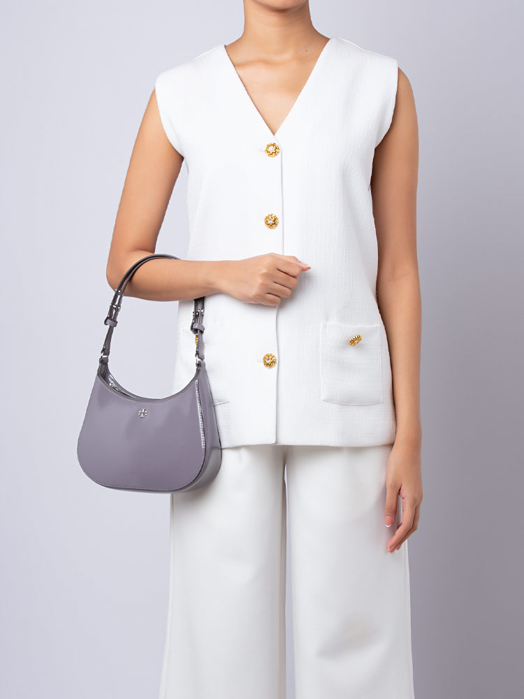 Emerson Patent Shoulder Bag Grey