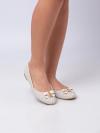 Signature Honey Ballet Flat Shoes Vanilla Sz 8