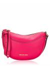 Dover Small Half Moon Crossbody Electric Pink