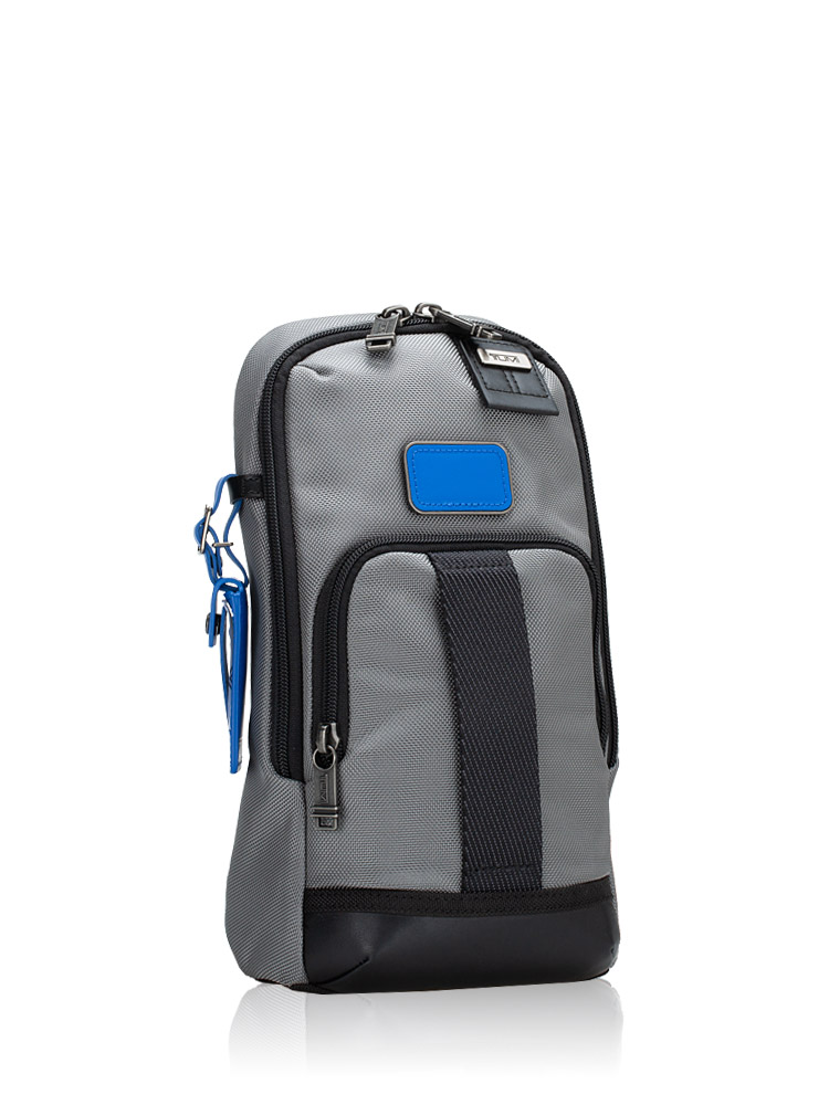 Men Fife Slim Sling Bag Light Grey Blue