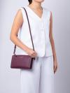 Knott Leather Small Crossbody Deep Cherry