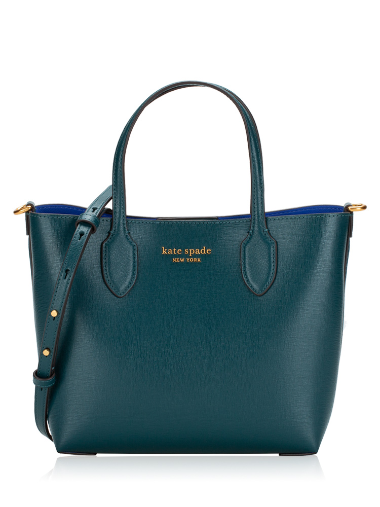 Bleecker Leather Medium Crossbody Artesian Green