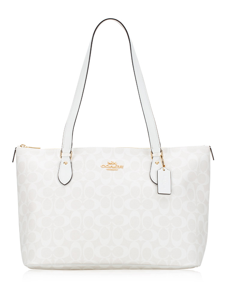 CS187 Signature Gallery Tote Chalk Glacier White