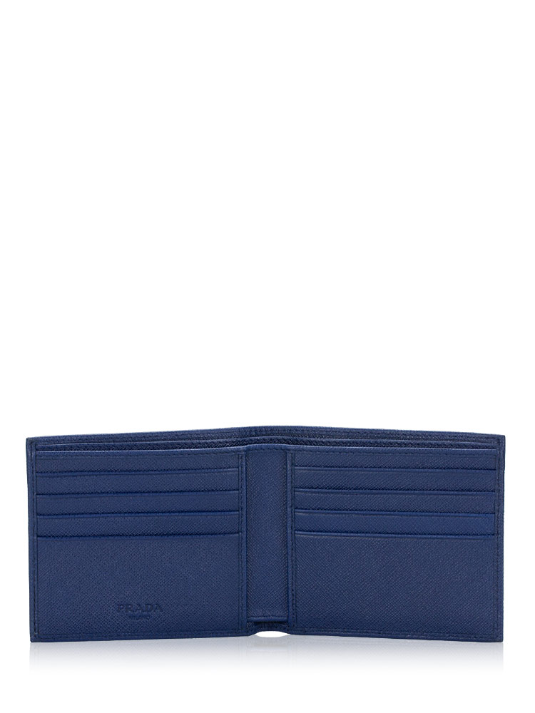 2MO513 Saffiano Bifold Wallet Inchiostro