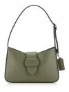 CT853 Eliza Leather Shoulder Bag Military Green