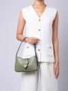 CT853 Eliza Leather Shoulder Bag Military Green