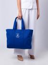 Canvas Tote Blue Dahlia