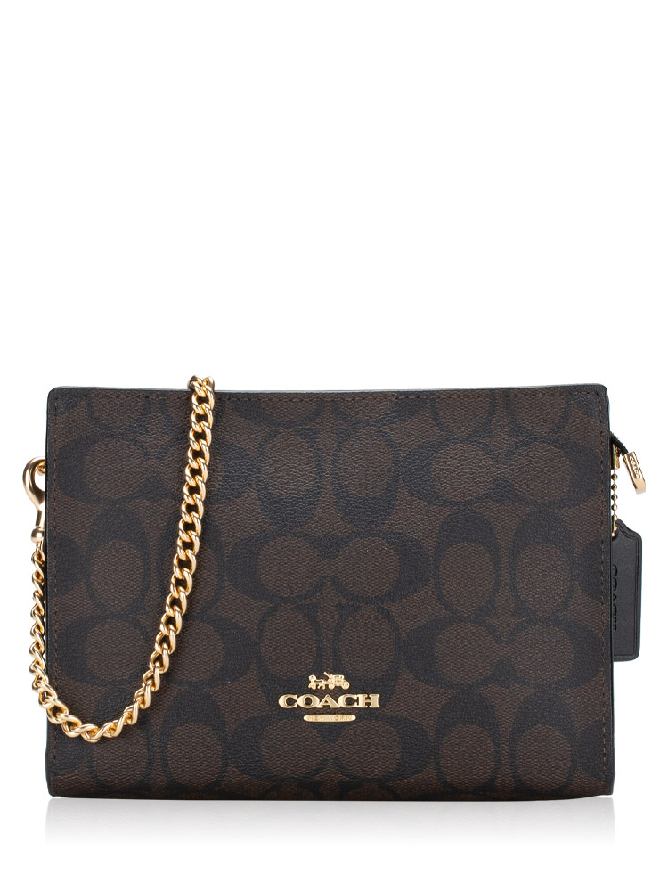 CR239 Signature Slim Crossbody Brown Black