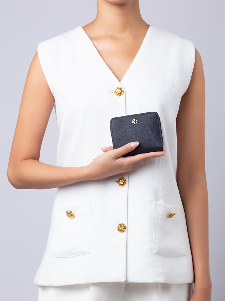 Emerson Mini Wallet Tory Navy Gold