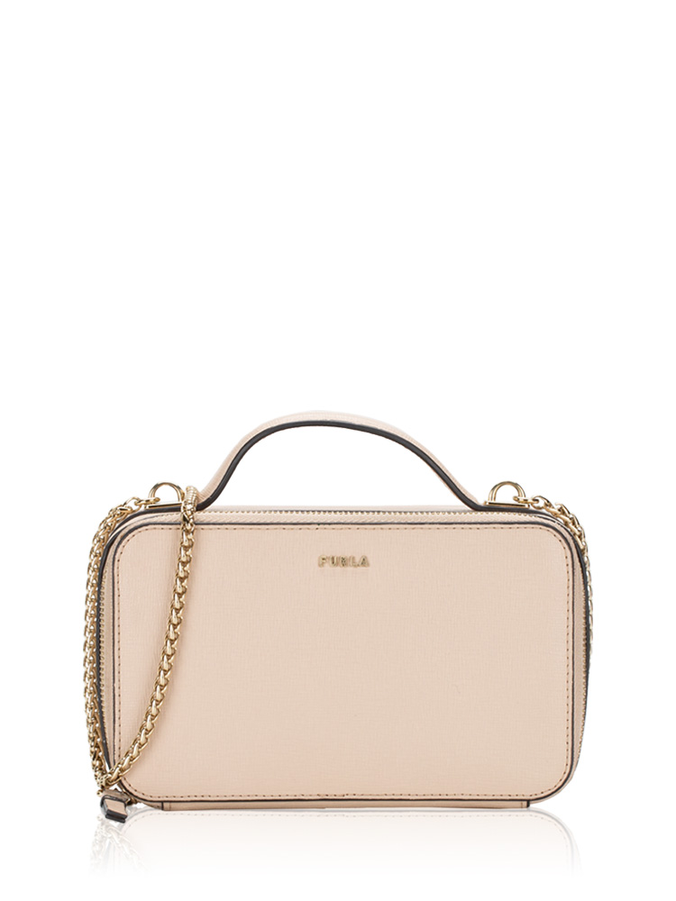 Babylon Leather Camera Bag Beige