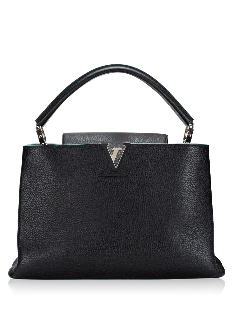Taurillon Capucines MM Black