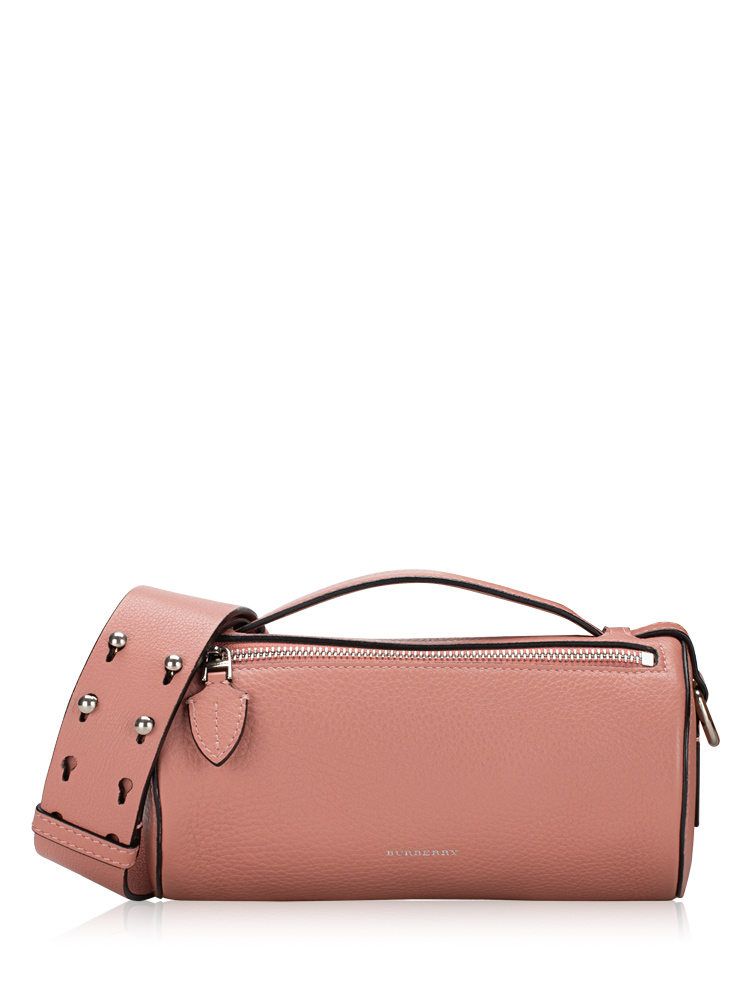 Calfskin The Barrel Bag Dusty Rose