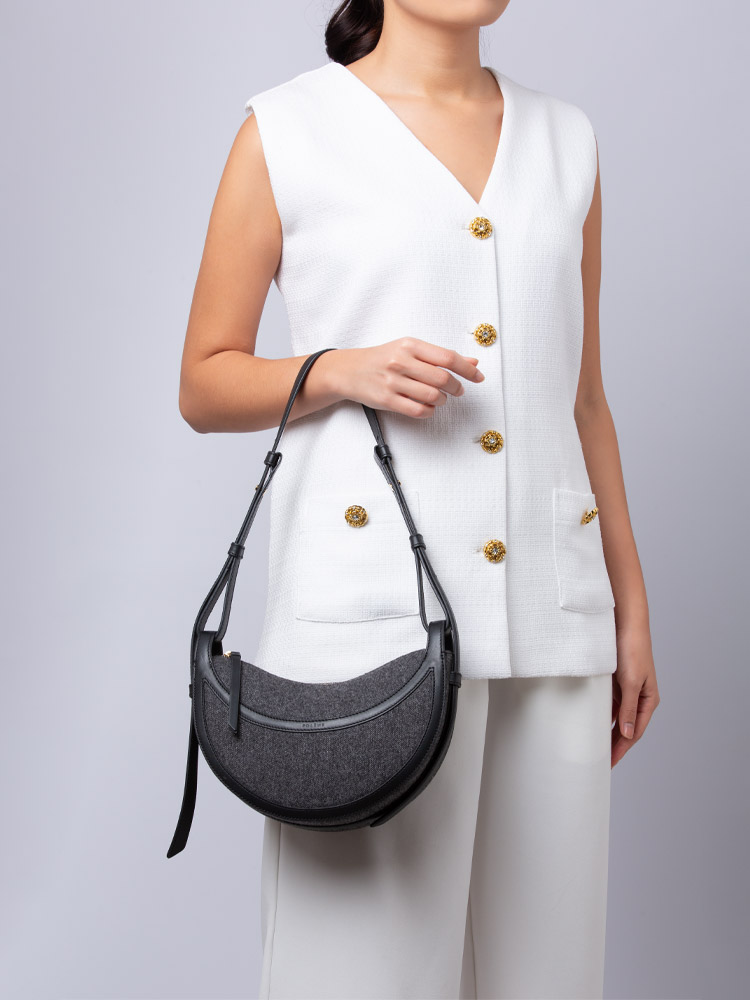Canvas Leather Numero Dix Tisse Duo Black